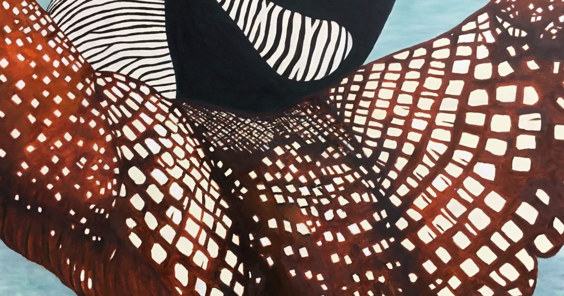 OLIE PÅ LÆRRED 100 X 120